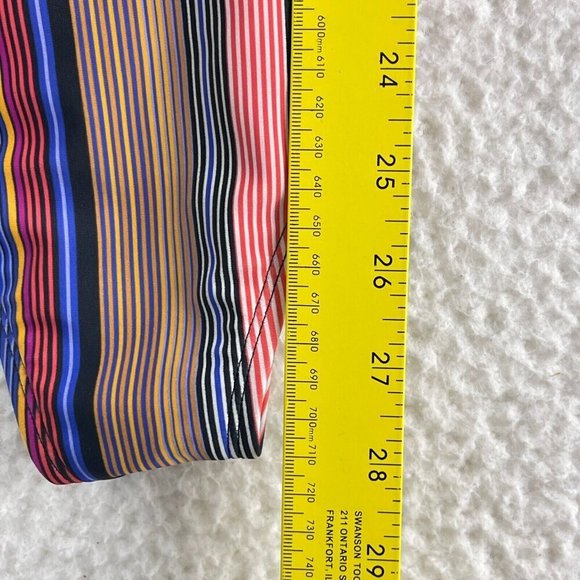 Athleta Capri Stripe Blousy One Piece Swim Bathing Suit Womans Pink Size 36 B/C - Picture 7 of 13